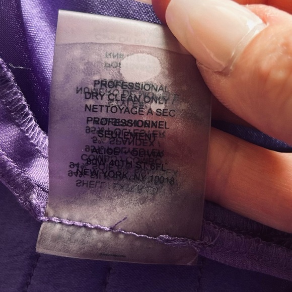 🦋alice + olivia Size XS, Purple, Silk, Butterfly Shorts🦋 - Picture 5 of 6